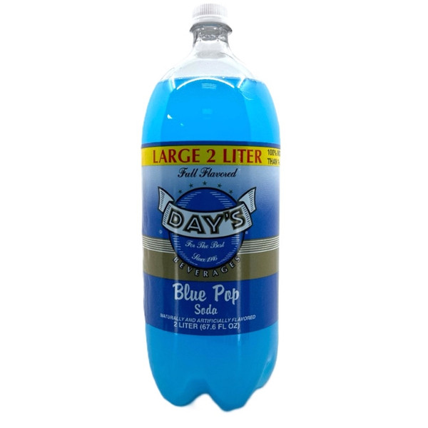 Day's Soda Blue Pop 8/2 L - Sun Wholesale, Inc.